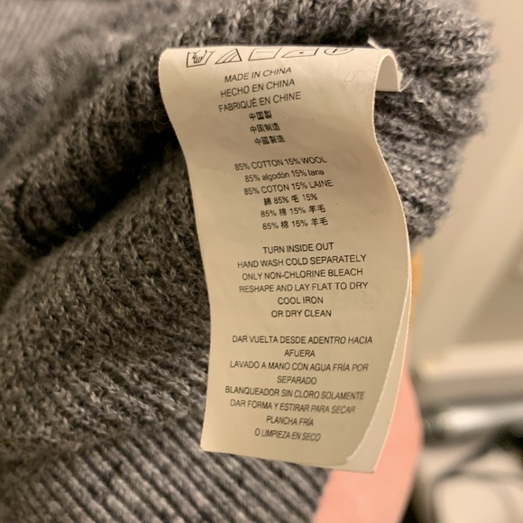 Michael Kors | Men’s Zip-Up Sweater | Grey | US S - Picture 4 of 4